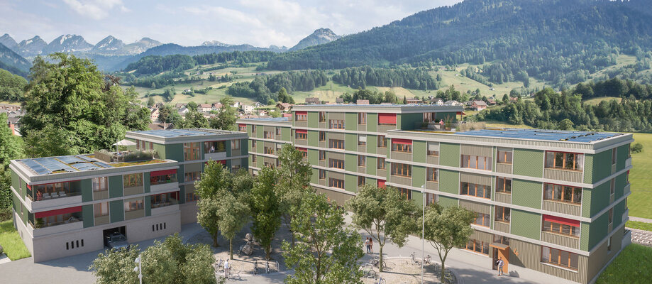 Grundsteinlegung zur alten Weberei