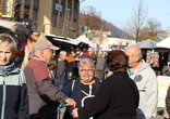 Gut besuchter Warenmarkt